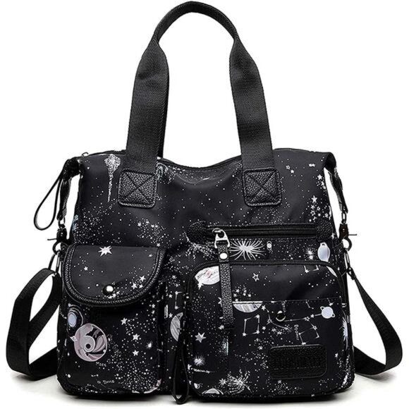Tote Bag for Women,Multi Pockets Shoulder Handbag,Nurse Bag for Work,Large - Picture 1 of 7